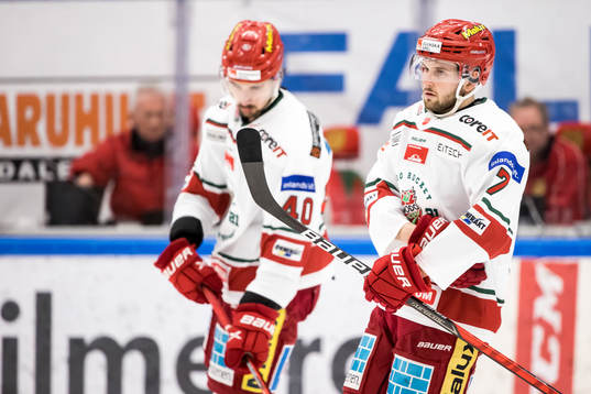 Modos Pontus Näsén och Modos David Bernhardt deppar