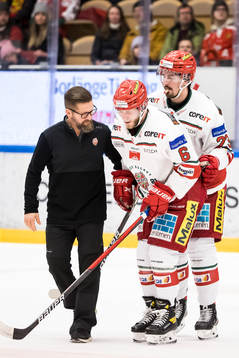 Modos Josef Ingman får hjälp av isen