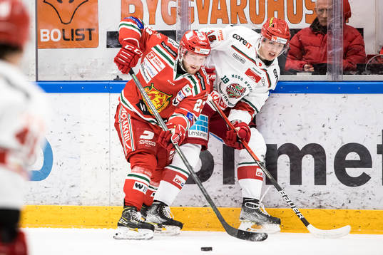 Moras Axel Bergkvist och Modos Oscar Nordin