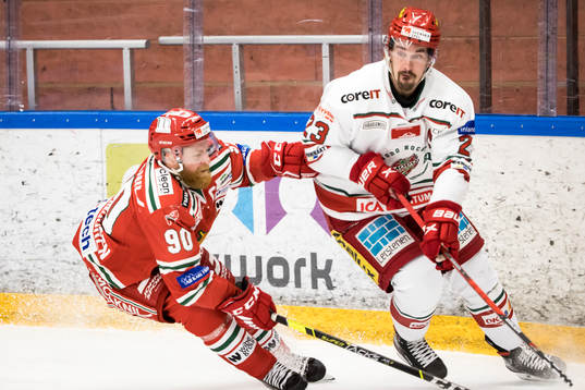 Moras Daniel Ljungren och Modos Daniel Sylwander