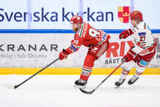 Moras Daniel Ljunggren och Modos Niklas Folin