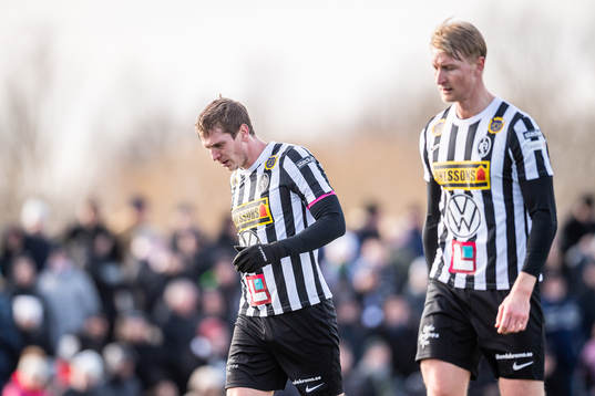 Landskronas Philip Andersson och Viktor Wihlstrand deppar