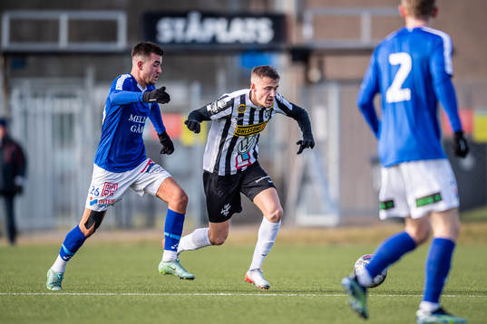Trelleborgs Haris Brkic och Landskronas Melker Heier