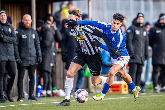 Landskronas Albin Linnér och Trelleborgs Othmane Salama
