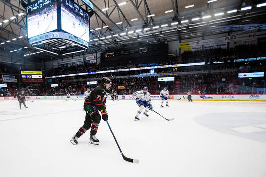 Örebros Juuso Puustinen och Leksands Lian Bichsel