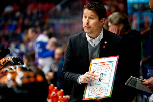 Örebros assisterande tränare Stefan Klockare