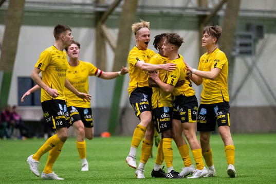 Elfsborgs spelare jublar