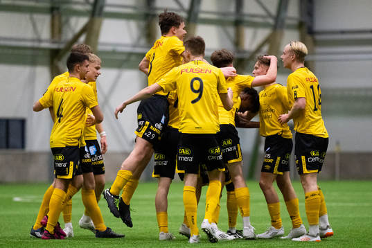 Elfsborgs spelare jublar