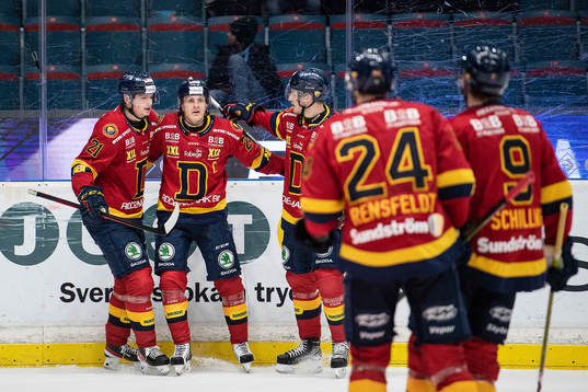 Djurgårdens Marcus Sörensen jublar