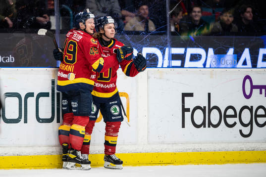 Djurgårdens Tim Söderlund jublar