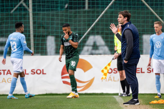 Head coach Milos Milojevic of Malmö FF