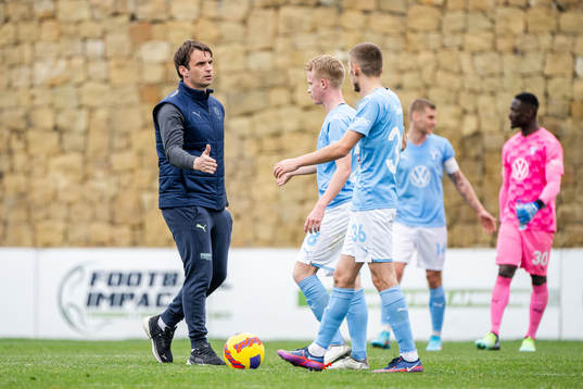 Head coach Milos Milojevic of Malmö FF