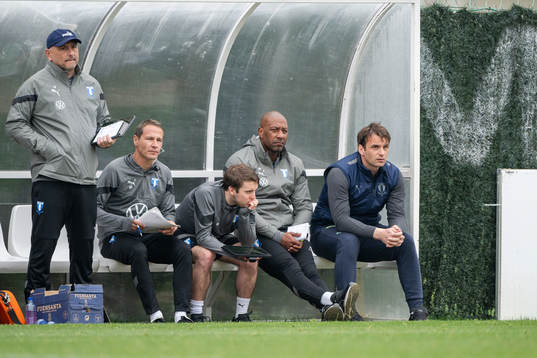 Head coach Milos Milojevic of Malmö FF