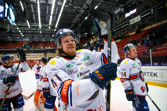 Växjös Ludvig Nilsson jublar