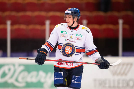 Växjös Victor Stjernborg jublar