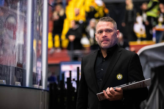 Brynäs assisterande tränare Mikael Holmqvist