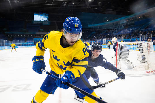 Mathias Bromé of Sweden and Juuso Hietanen of Finland in