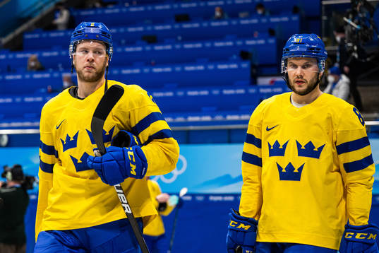 Christian Folin and Theodor Lennström of Sweden look