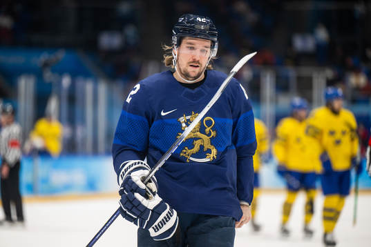 Sami Vatanen of Finland in an ice hockey preliminary round