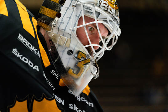 Skellefteås målvakt Gustaf Lindvall