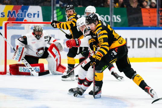 Skellefteås Albin Sundsvik och Malmö Redhawks Anton Olsson