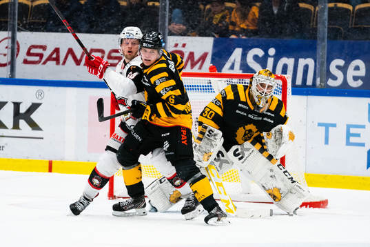 Malmö Redhawks Carl Söderberg och Skellefteås Måns