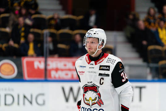 Malmö Redhawks Carl Söderberg deppar