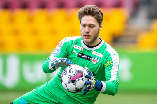 Helsingborgs målvakt Kalle Joelsson