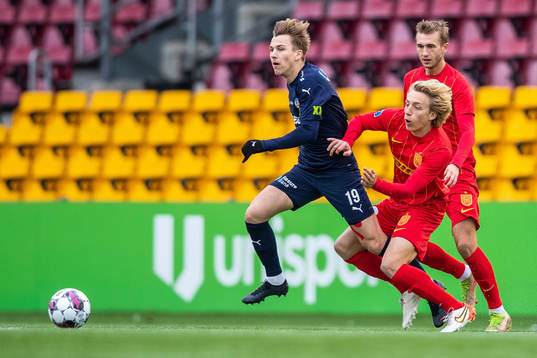 Helsingborgs Lucas Lingman och Nordsjällands Mads Hansen