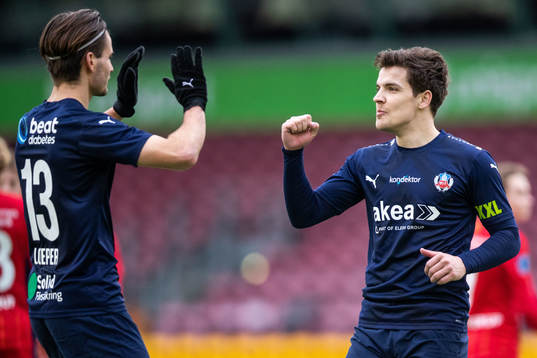 Helsingborgs Wilhelm Loeper och Brandur Hendriksson Olsen