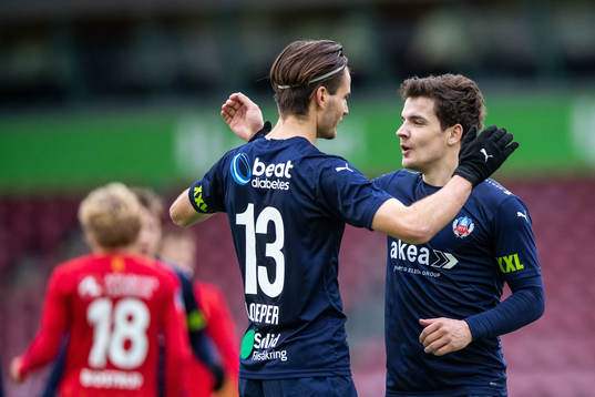 Helsingborgs Wilhelm Loeper och Brandur Hendriksson Olsen