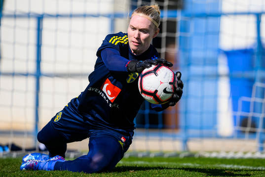 Goalkeeper Hedvig Lindahl