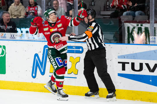 Frölundas Ryan Lasch jublar