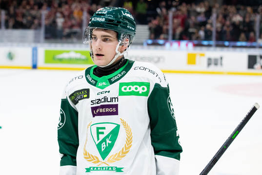 Färjestads Joel Nyström deppar