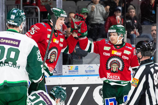 Frölundas Elmer Söderblom jublar