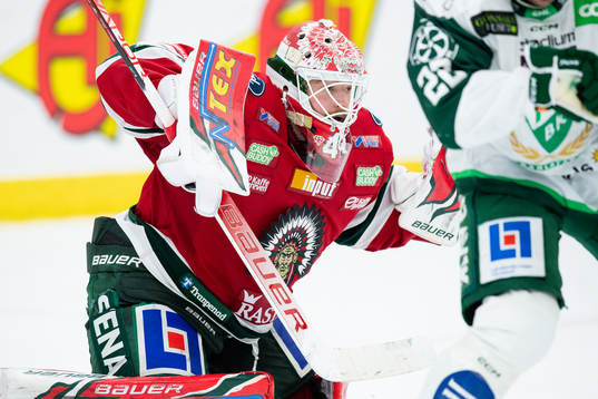 Frölundas målvakt Niklas Rubin