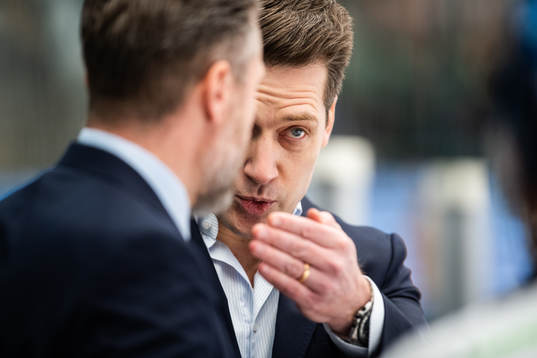 Växjös tränare Sam Hallam