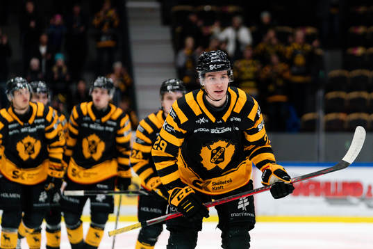 Skellefteås Albin Sundsvik jublar