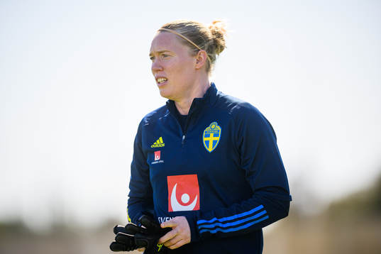 Goalkeeper Hedvig Lindahl