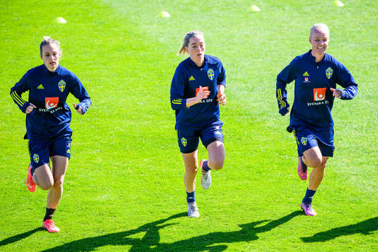 Nathalie Björn, Linda Sembrant and Caroline Seger
