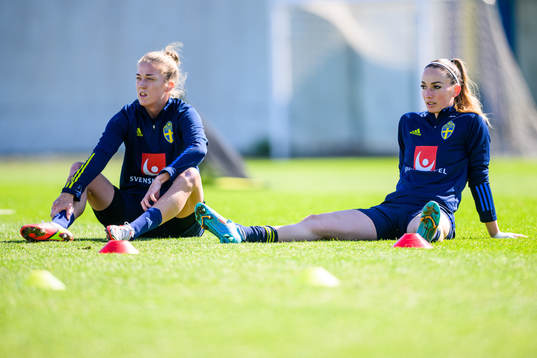 Filippa Angeldahl and Kosovare Asllani