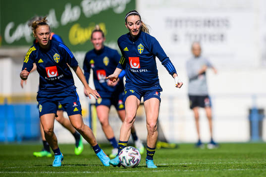 Hanna Bennison and Kosovare Asllani