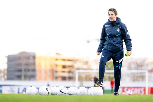 Lena Tyriberget, assistant coach of Norway