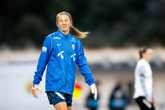 Goalkeeper Cecilie Hauståker Fiskerstrand of Norway
