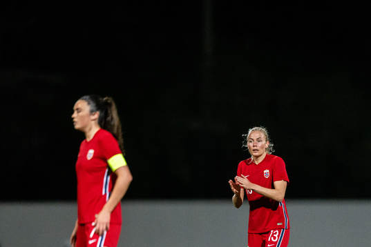 Ingrid Syrstad Engen and Guro Bergsvand of Norway