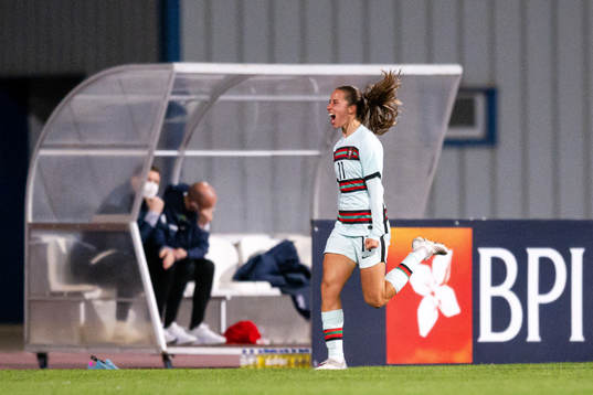 Tatiana Pinto of Portugal celebrates
