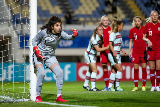 Goalkeeper Ines Pereira of Portugal