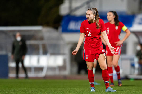 Guro Reiten of Norway looks dejected