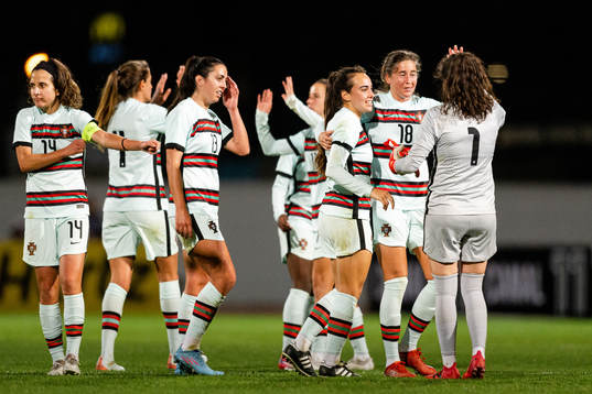 Players of Portugal celebrate