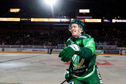 Färjestads Joakim Nygård jublar